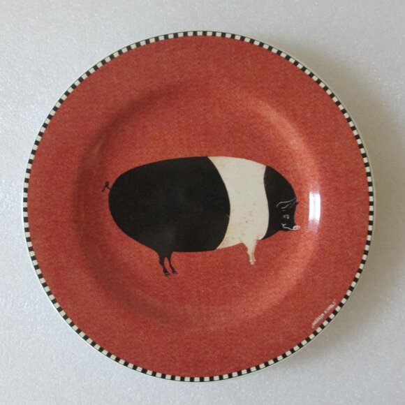 SET OF 3 "BARNYARD ANIMALS" SIDE PLATES - Picture 13 of 16